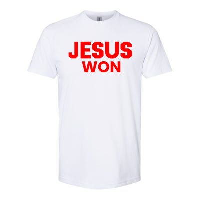 Jesus Won Softstyle® CVC T-Shirt