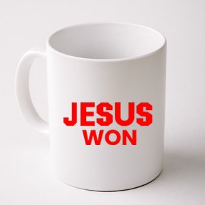 Jesus Won Coffee Mug