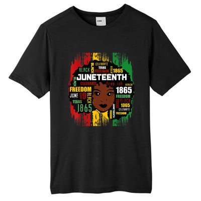 Juneteenth Women Juneteenth Shirts African American Tall Fusion ChromaSoft Performance T-Shirt