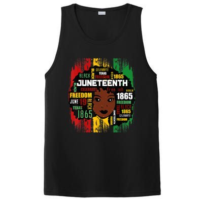 Juneteenth Women Juneteenth Shirts African American PosiCharge Competitor Tank