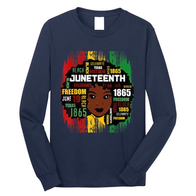 Juneteenth Women Juneteenth Shirts African American Long Sleeve Shirt