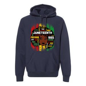 Juneteenth Women Juneteenth Shirts African American Premium Hoodie