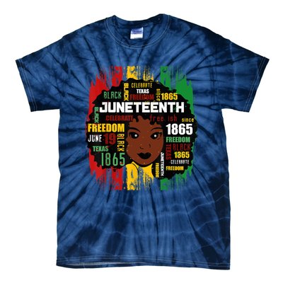 Juneteenth Women Juneteenth Shirts African American Tie-Dye T-Shirt