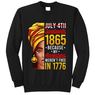 Juneteenth Women Juneteenth S African American Sweatshirt