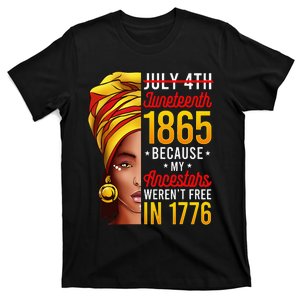 Juneteenth Women Juneteenth S African American T-Shirt