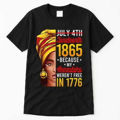 Juneteenth Women Juneteenth S African American Tall T-Shirt