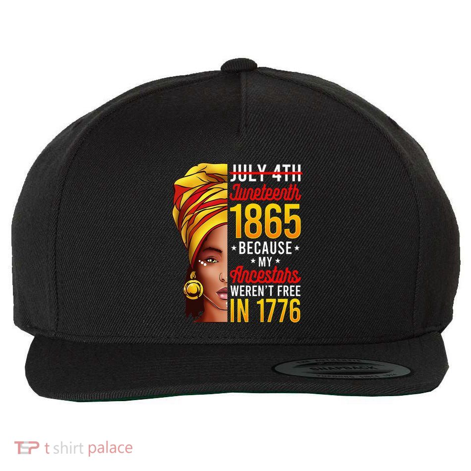 Juneteenth Women Juneteenth S African American Wool Snapback Cap