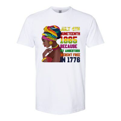 Juneteenth Women Juneteenth Shirts African American Softstyle® CVC T-Shirt