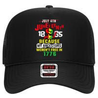 Juneteenth Women Juneteenth Shirts African American High Crown Mesh Back Trucker Hat