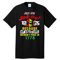 Juneteenth Women Juneteenth Shirts African American Tall T-Shirt