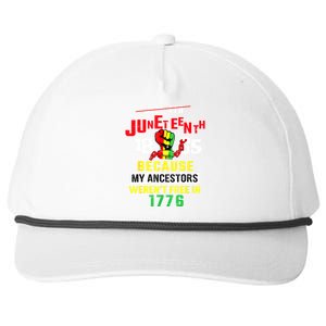 Juneteenth Women Juneteenth Shirts African American Snapback Five-Panel Rope Hat