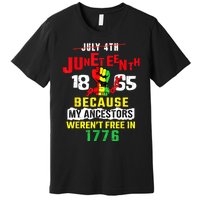 Juneteenth Women Juneteenth Shirts African American Premium T-Shirt