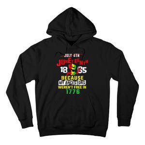 Juneteenth Women Juneteenth Shirts African American Tall Hoodie