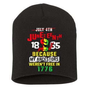 Juneteenth Women Juneteenth Shirts African American Short Acrylic Beanie