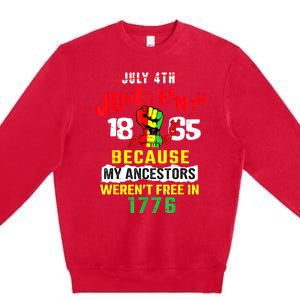 Juneteenth Women Juneteenth Shirts African American Premium Crewneck Sweatshirt