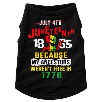 Juneteenth Women Juneteenth African American Doggie Tank