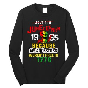 Juneteenth Women Juneteenth African American Long Sleeve Shirt