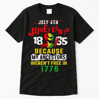 Juneteenth Women Juneteenth African American Tall T-Shirt