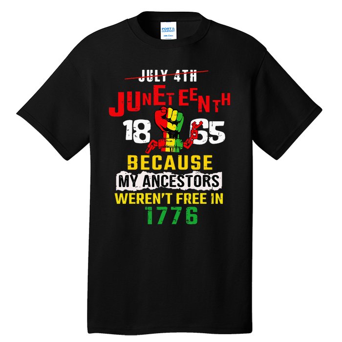 Juneteenth Women Juneteenth African American Tall T-Shirt