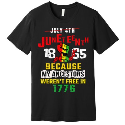 Juneteenth Women Juneteenth African American Premium T-Shirt