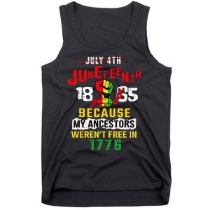 Juneteenth Women Juneteenth African American Tank Top