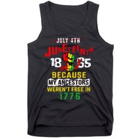 Juneteenth Women Juneteenth African American Tank Top