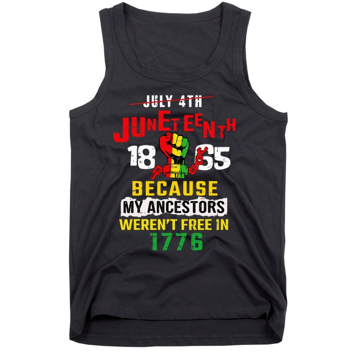 Juneteenth Women Juneteenth African American Tank Top