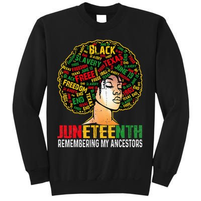 Juneteenth Women Juneteenth African American Sweatshirt