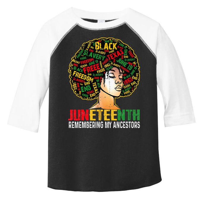 Juneteenth Women Juneteenth African American Toddler Fine Jersey T-Shirt