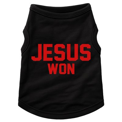 Jesus Won Doggie Tank