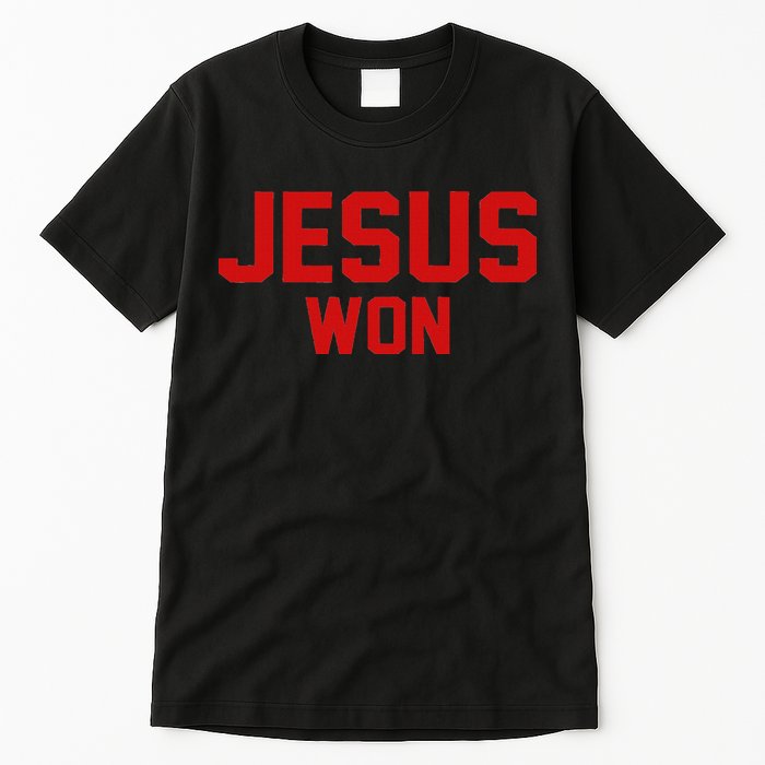 Jesus Won Tall T-Shirt