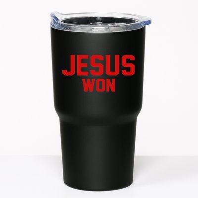 Jesus Won Tumbler