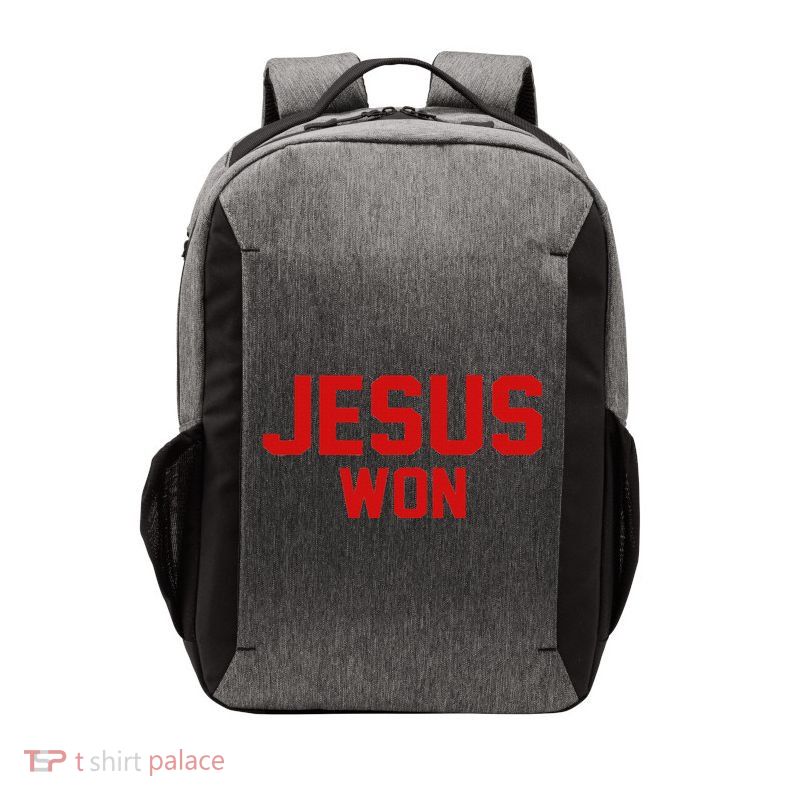Jesus Won Vector Backpack
