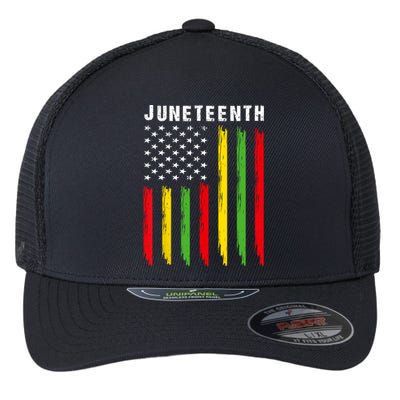 Juneteenth Women Juneteenth African American Flexfit Unipanel Trucker Cap