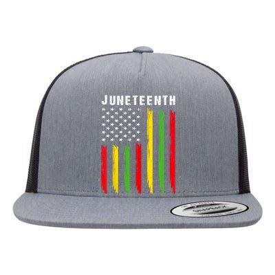 Juneteenth Women Juneteenth African American Flat Bill Trucker Hat