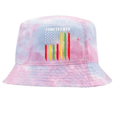 Juneteenth Women Juneteenth African American Tie-Dyed Bucket Hat