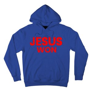 Jesus Won Hoodie