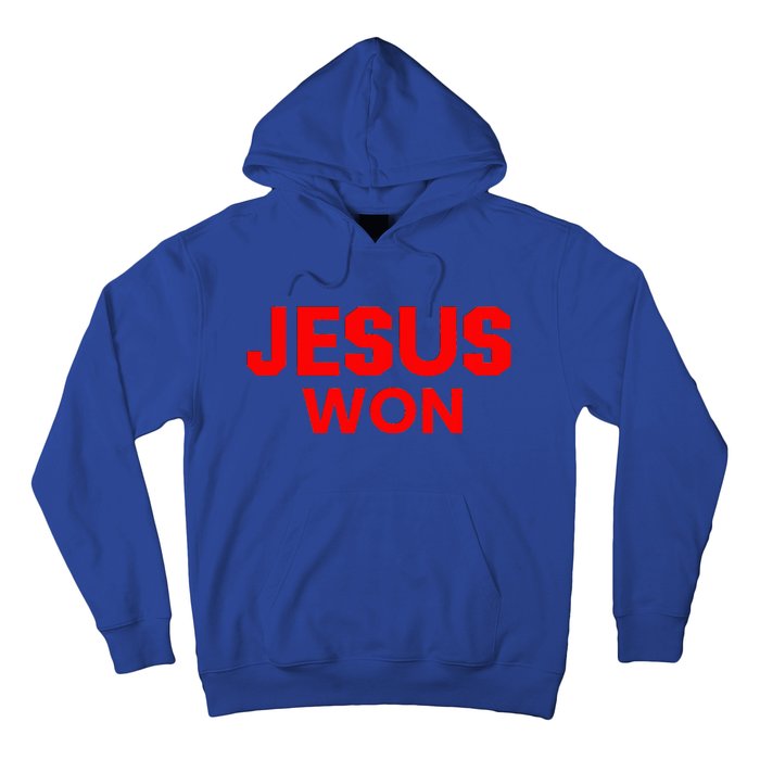 Jesus Won Hoodie