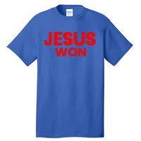 Jesus Won Tall T-Shirt