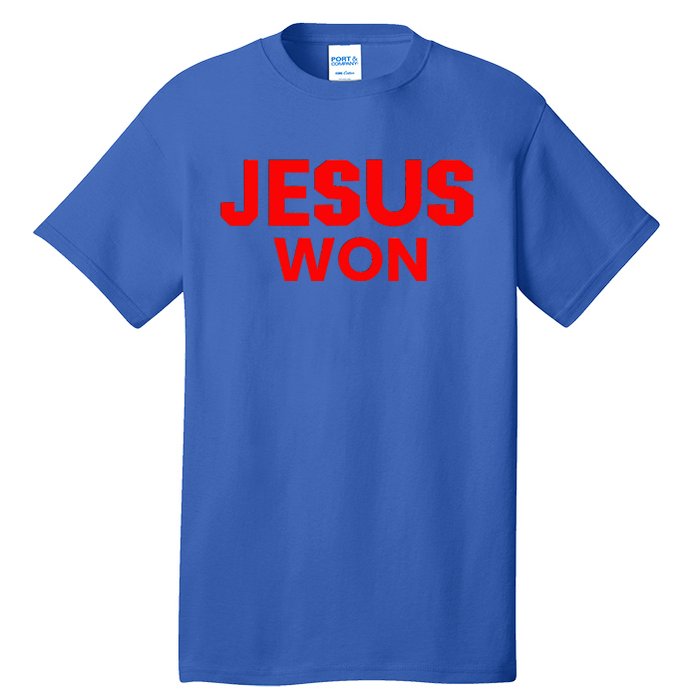 Jesus Won Tall T-Shirt