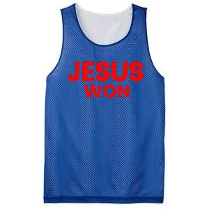 Jesus Won Mesh Reversible Basketball Jersey Tank