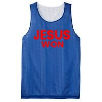 Jesus Won Mesh Reversible Basketball Jersey Tank