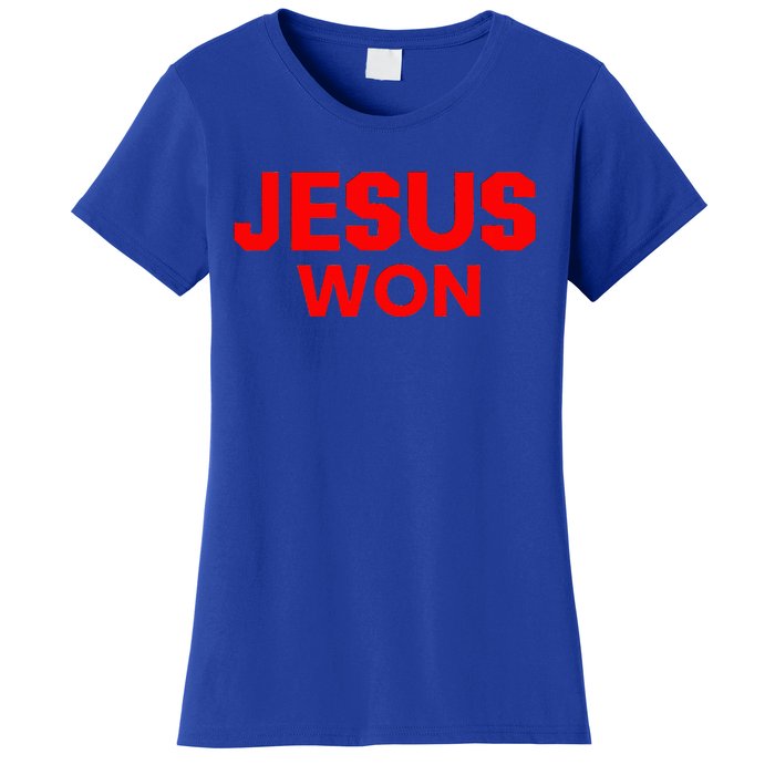 Jesus Won Women's T-Shirt