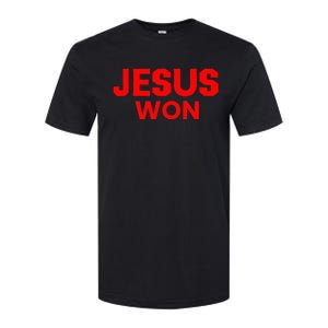 Jesus Won Softstyle CVC T-Shirt