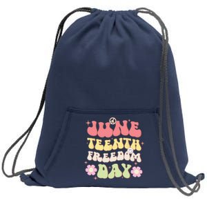 Juneteenth Women Juneteenth African American Sweatshirt Cinch Pack Bag