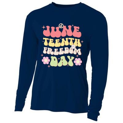 Juneteenth Women Juneteenth African American Cooling Performance Long Sleeve Crew