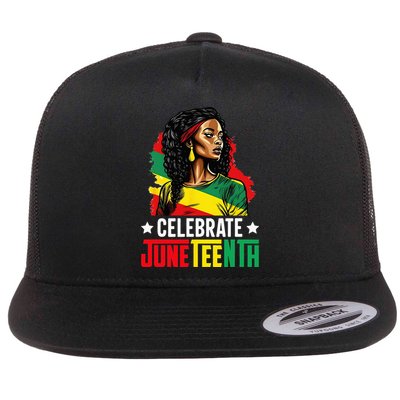Juneteenth Women Juneteenth African American Flatbill Hat