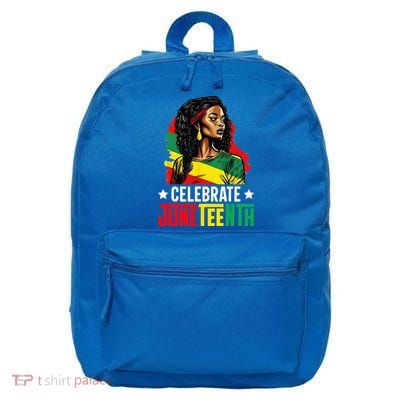 Juneteenth Women Juneteenth African American 16 in Basic Backpack