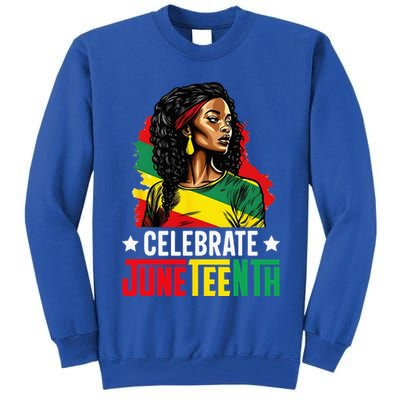 Juneteenth Women Juneteenth African American Tall Sweatshirt