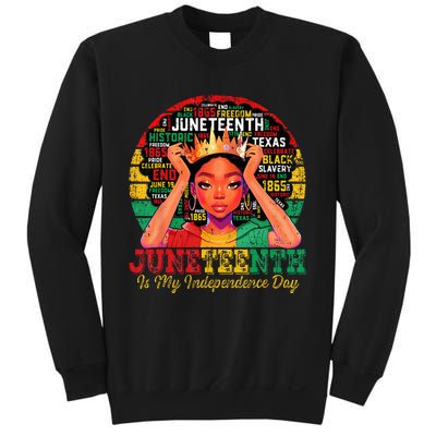 Juneteenth Wo Juneteenth Is My Independence Day Sweatshirt